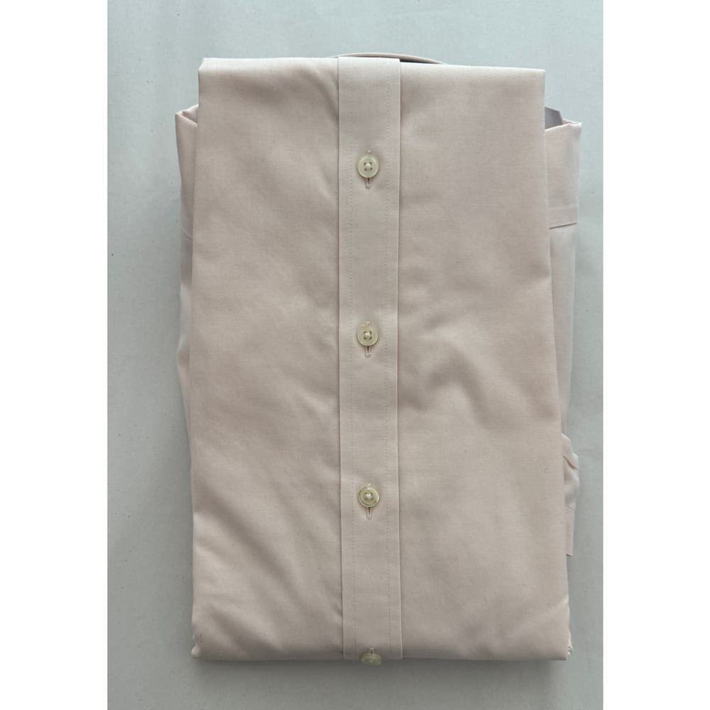 Charles Tyrwhitt Men's Light Peach Button-Down Shirt - Picture 6 of 10